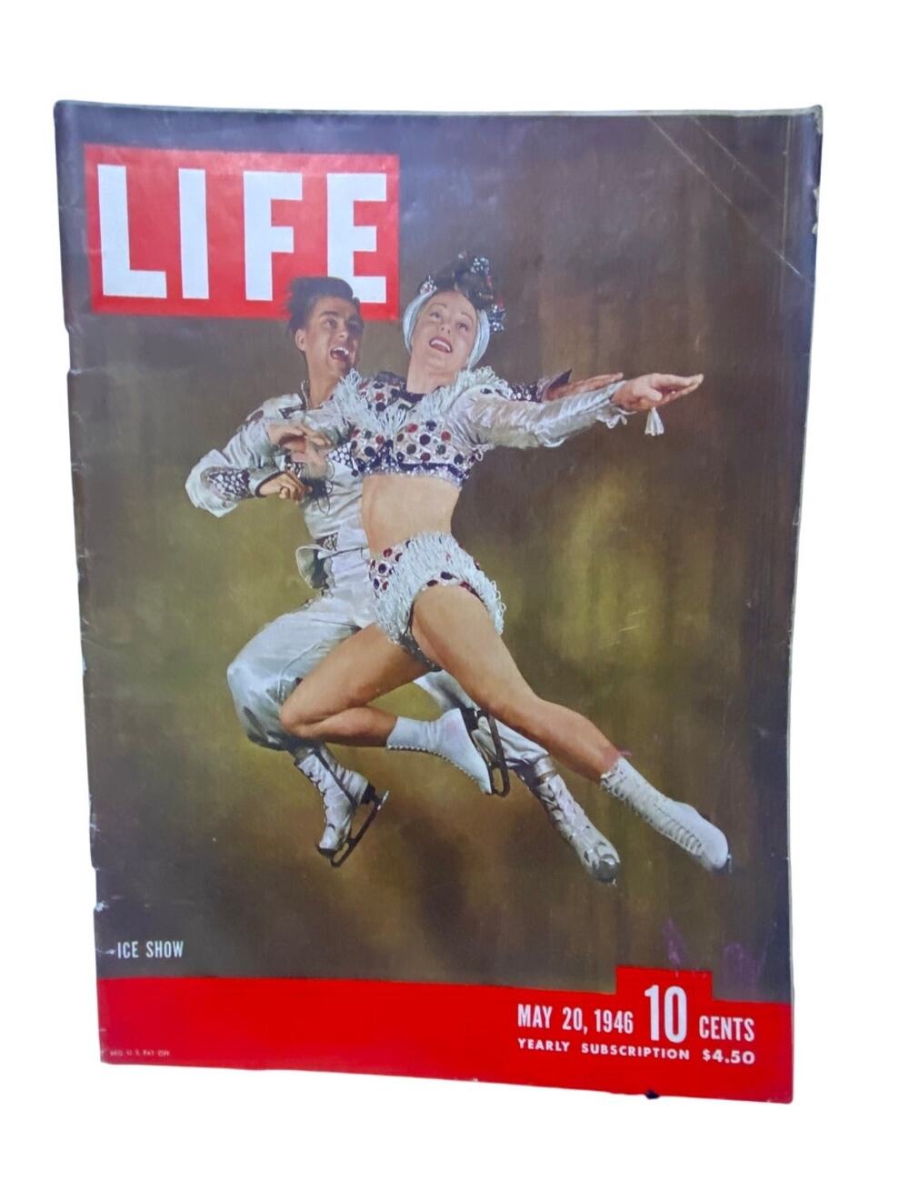 LIFE Magazine May 20 1946 Ice Capades Cover Donna Atwood Bobby Specht Vintage